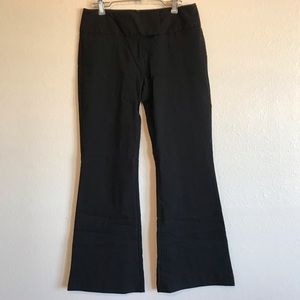 Low Rise Flare Pinstripe Pants